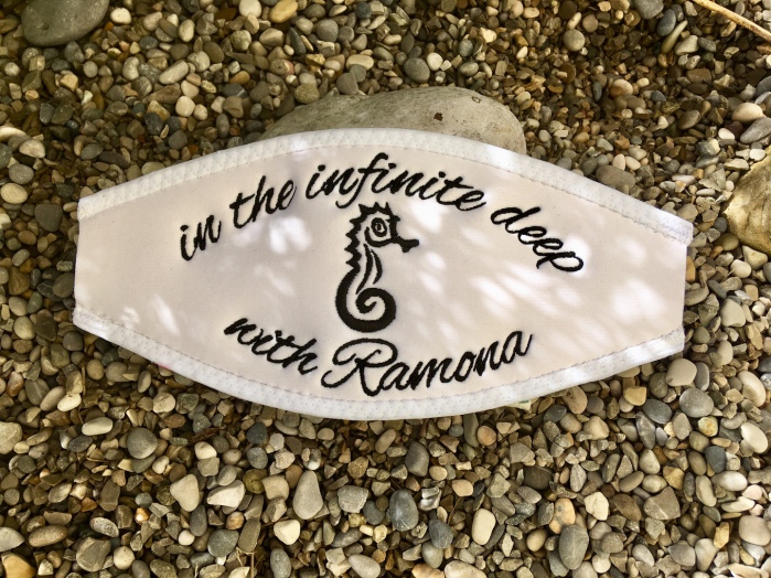 Neopren Maskenband, Maskenband Tauchen, Maskenband Taucherbrille, Maskenbänder, Maskenband, individuelle Maskenbänder, Geschenke für Taucher, Wind-Beutel