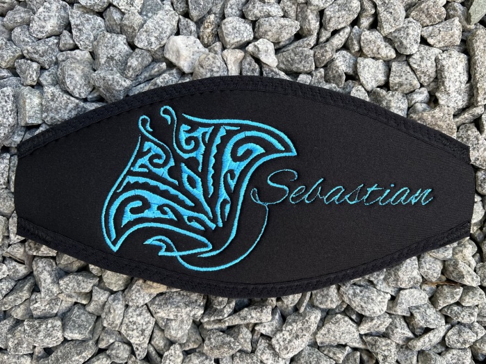 Wind-Beutel, Maskenband mit Namen, individuelle Maskenbänder, Geschenke für Taucher