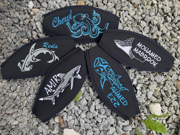 Wind-Beutel, Maskenbänder mit Logo, Maskenbänder mit Namen, individuelle Maskenbänder
