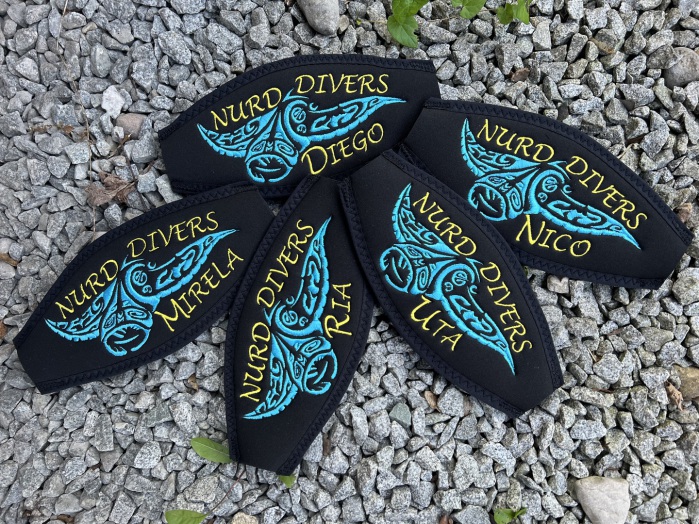 Wind-Beutel, Maskenbänder mit Logo, Maskenbänder mit Namen, individuelle Maskenbänder